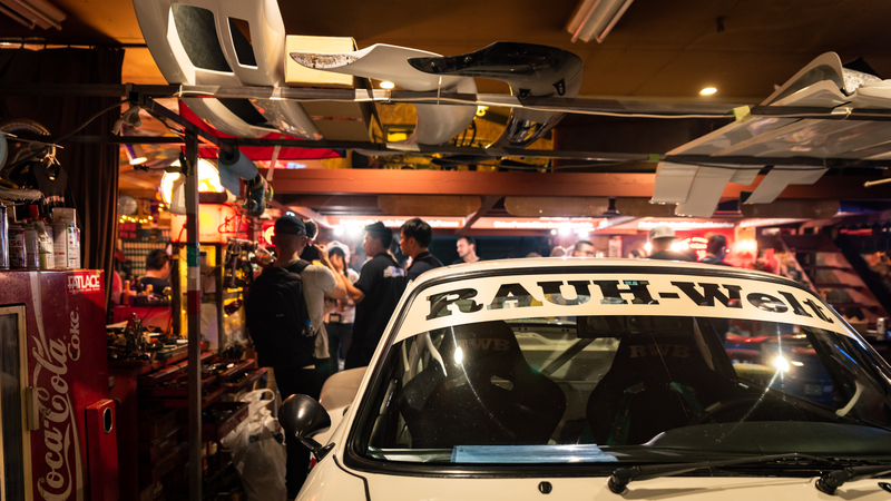 Illustration for article titled I Drove Through A Japanese Typhoon With A Dozen RWB Porsches